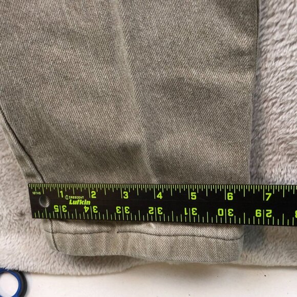 Lee Mens Jeans Size 32x30 Straight Leg Slim Regular Fit 100% Cotton Causal Gray - Picture 7 of 16